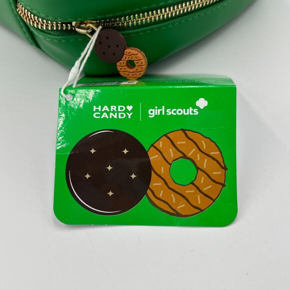 HARD CANDY X Girl Scouts Cookie Fresh Minus Crumbs! Makeup Bag Green NWT - Picture 8 of 10